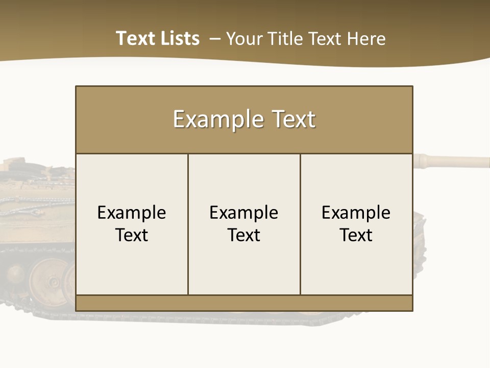 Army Wwii Hobby PowerPoint Template