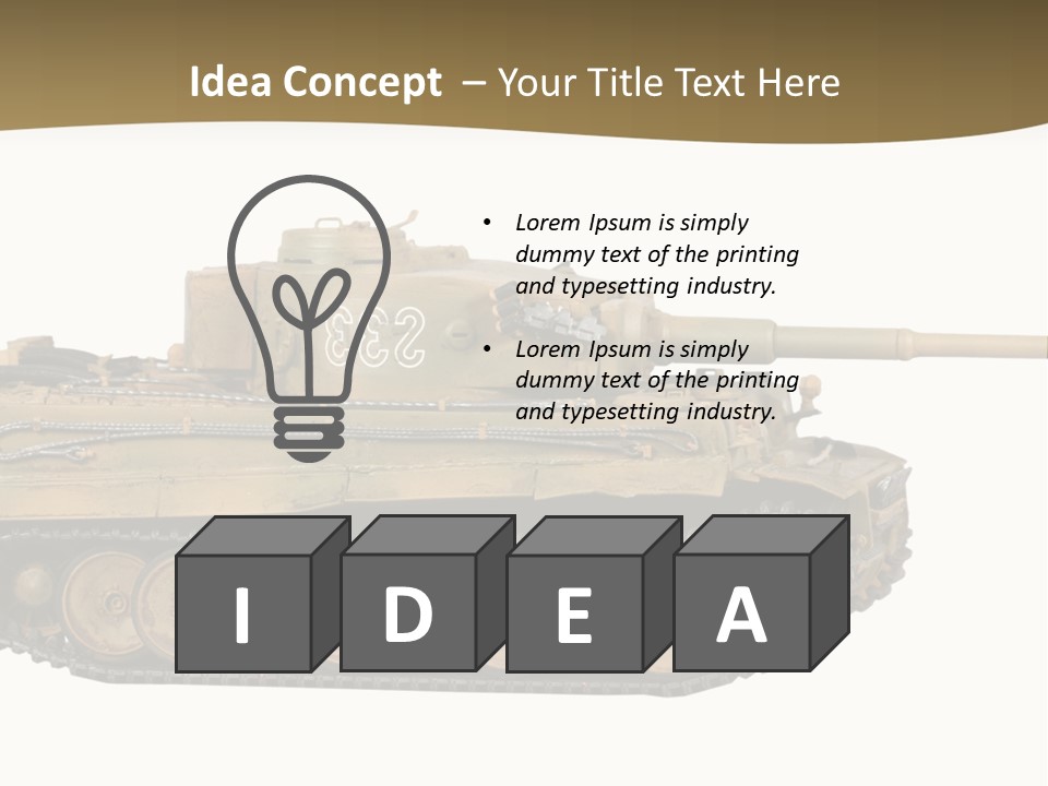 Army Wwii Hobby PowerPoint Template