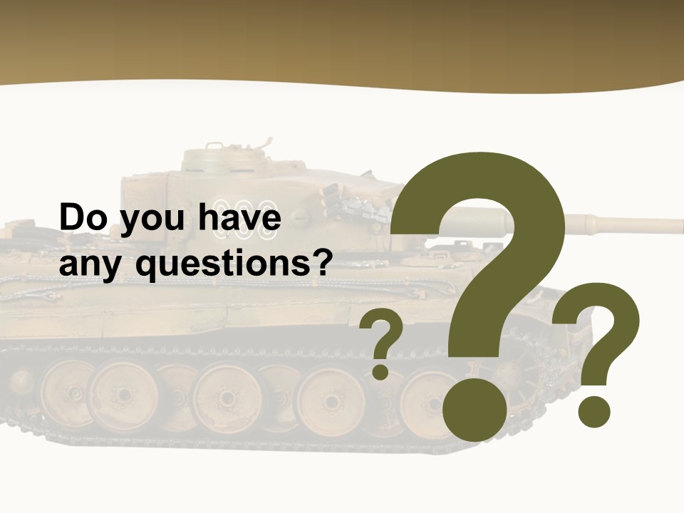 Army Wwii Hobby PowerPoint Template