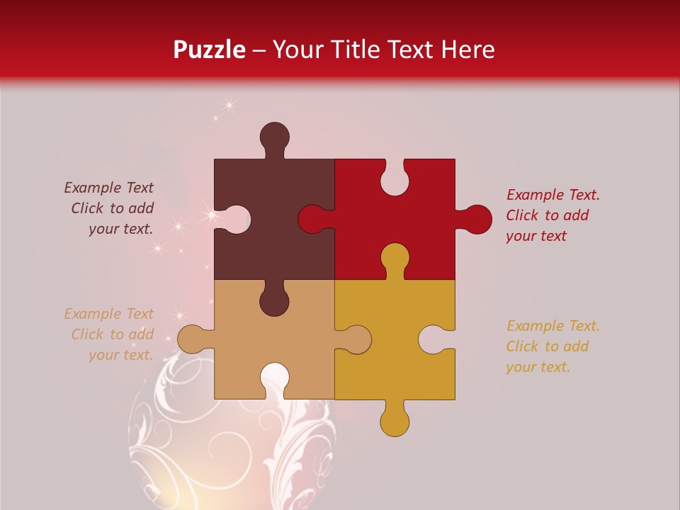 Xmas Ornament Holiday PowerPoint Template