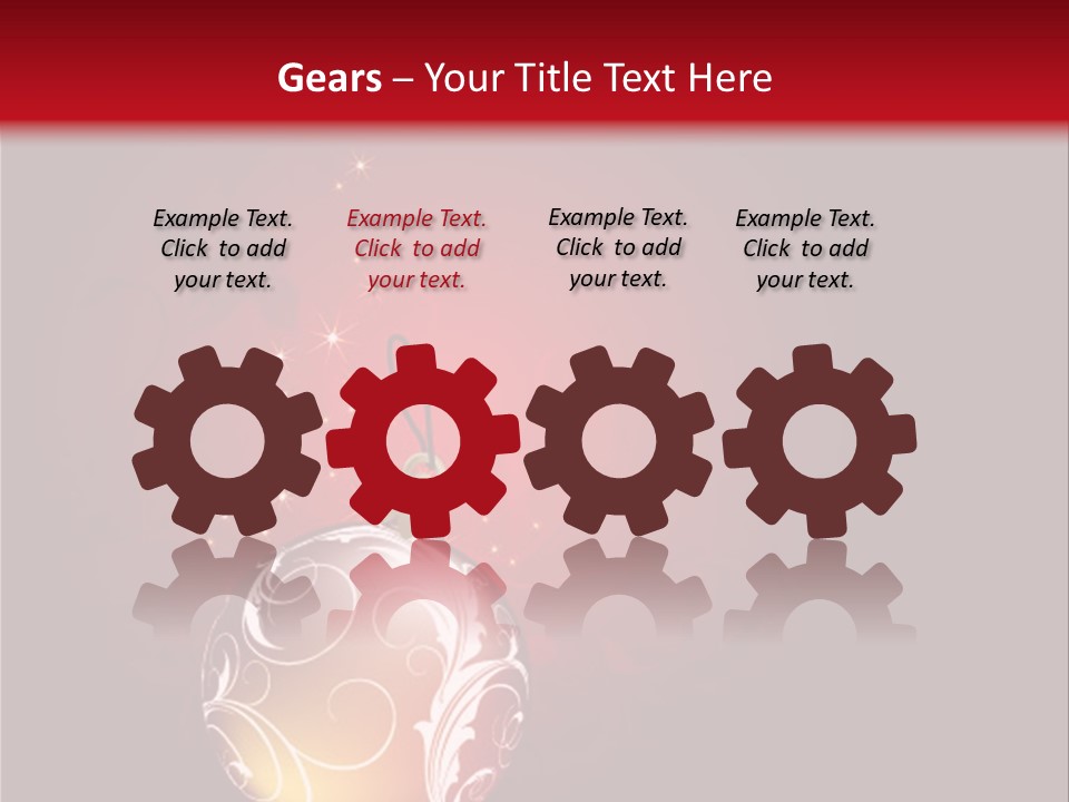 Xmas Ornament Holiday PowerPoint Template