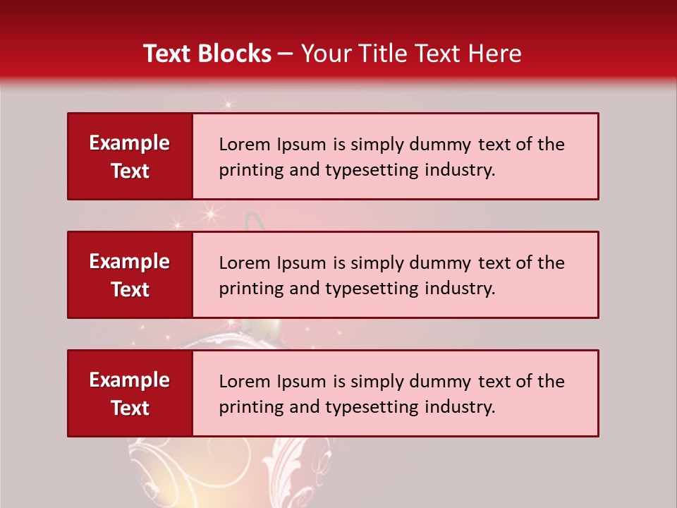 Xmas Ornament Holiday PowerPoint Template