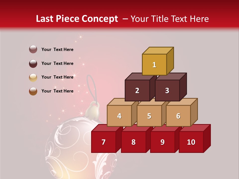 Xmas Ornament Holiday PowerPoint Template