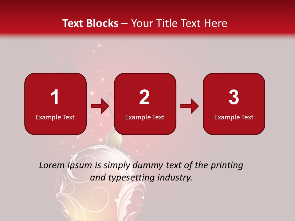 Xmas Ornament Holiday PowerPoint Template