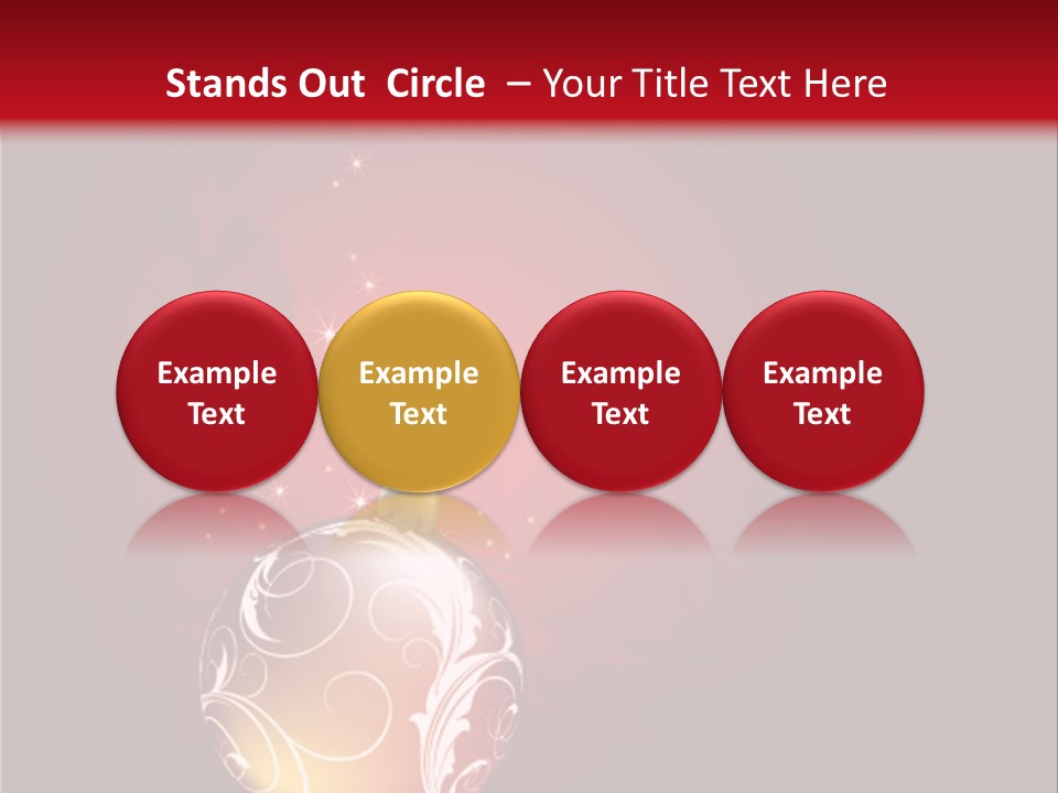 Xmas Ornament Holiday PowerPoint Template