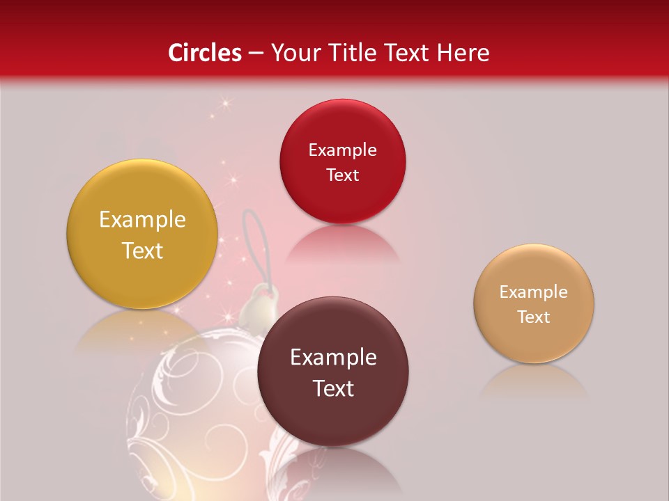 Xmas Ornament Holiday PowerPoint Template