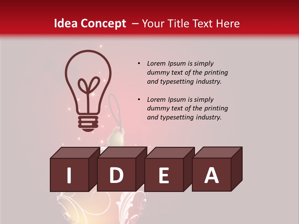 Xmas Ornament Holiday PowerPoint Template