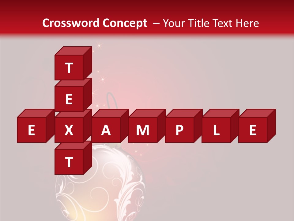 Xmas Ornament Holiday PowerPoint Template