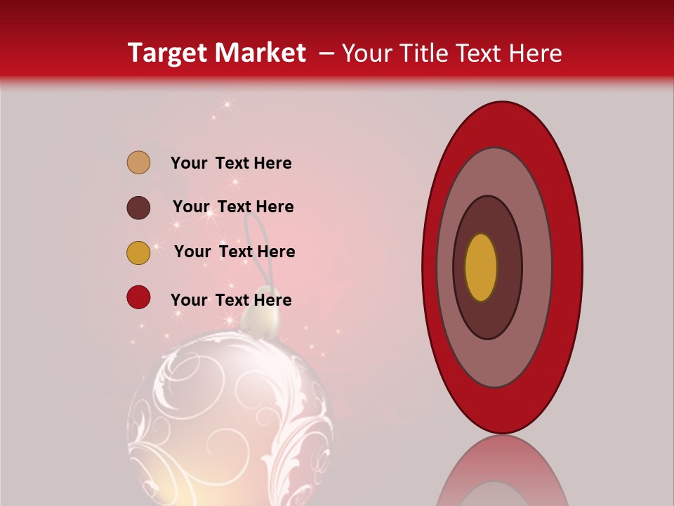 Xmas Ornament Holiday PowerPoint Template