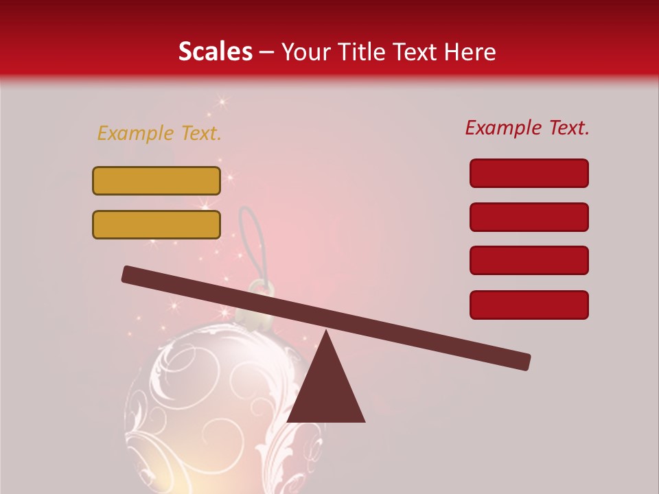 Xmas Ornament Holiday PowerPoint Template