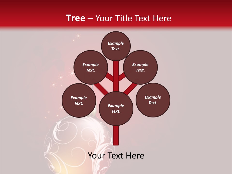 Xmas Ornament Holiday PowerPoint Template