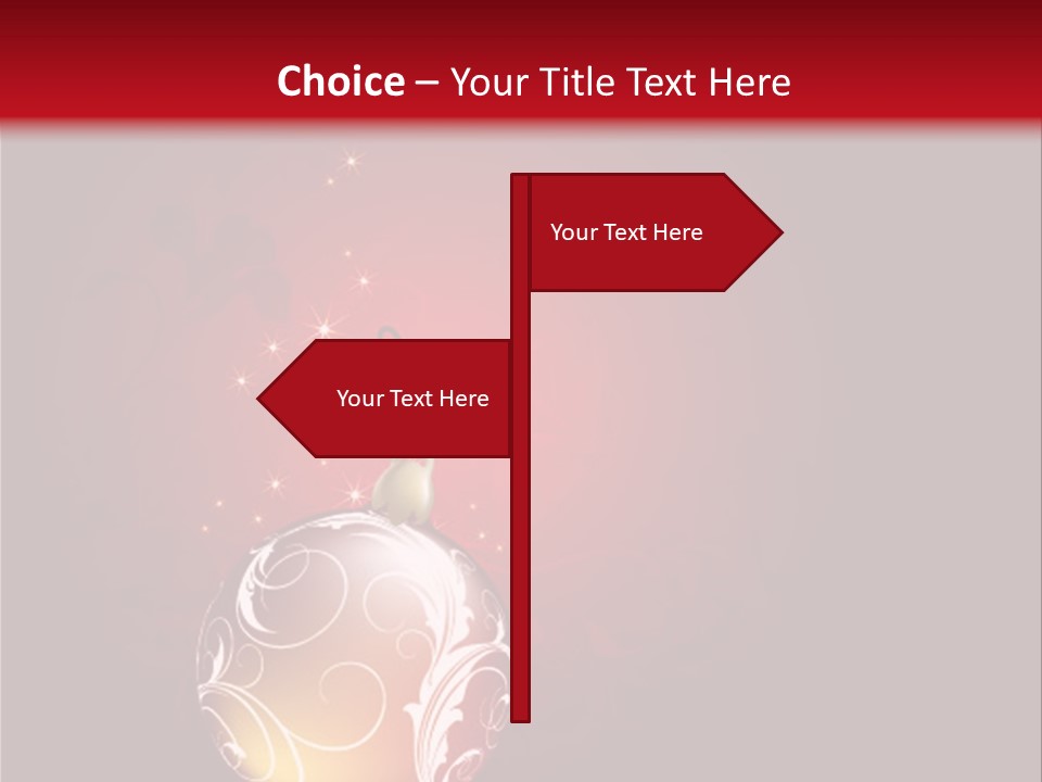 Xmas Ornament Holiday PowerPoint Template