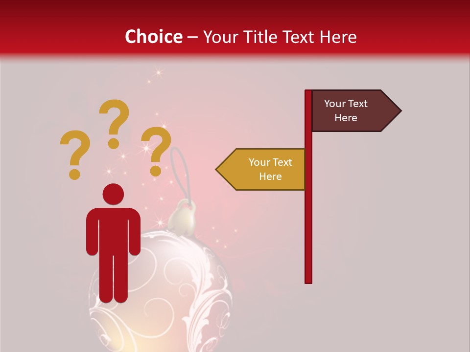 Xmas Ornament Holiday PowerPoint Template