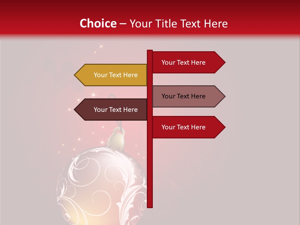 Xmas Ornament Holiday PowerPoint Template