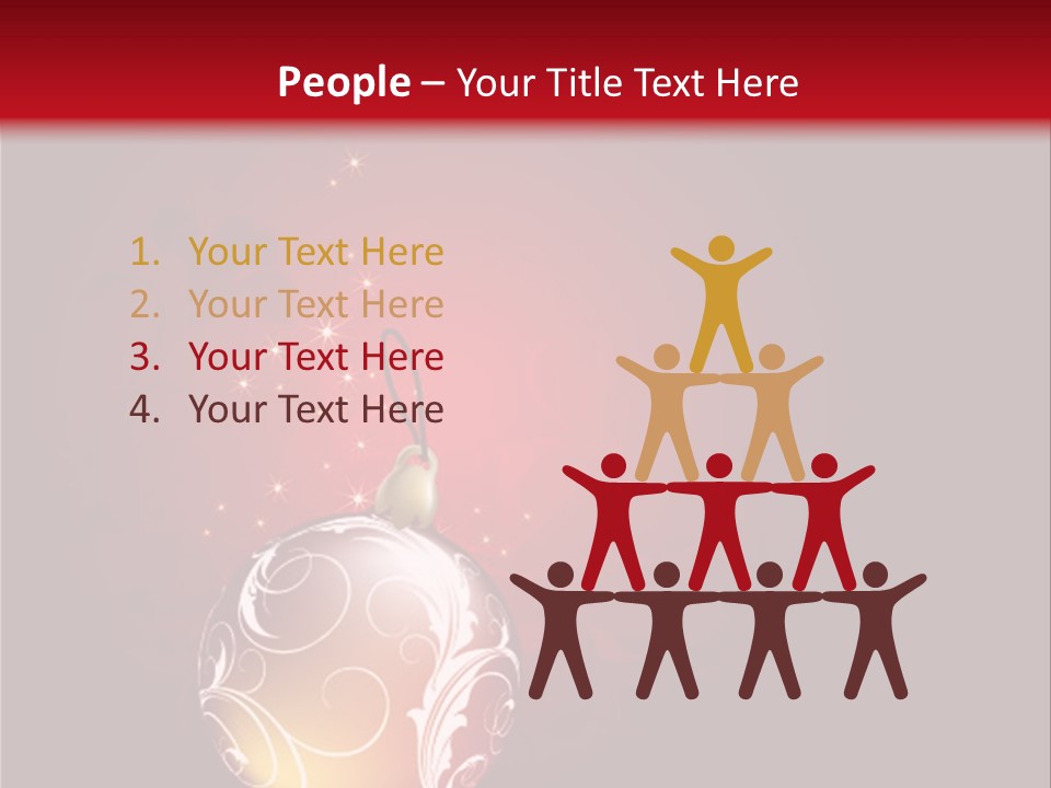 Xmas Ornament Holiday PowerPoint Template