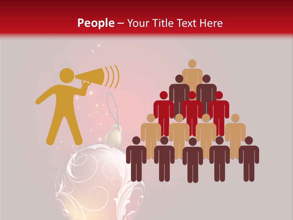 Xmas Ornament Holiday PowerPoint Template