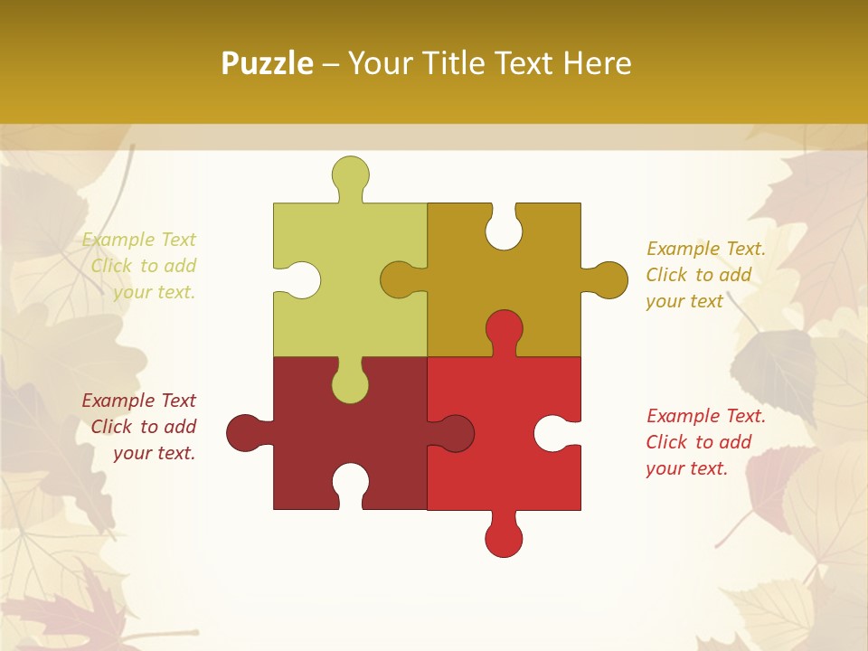 Withered Nature Art PowerPoint Template