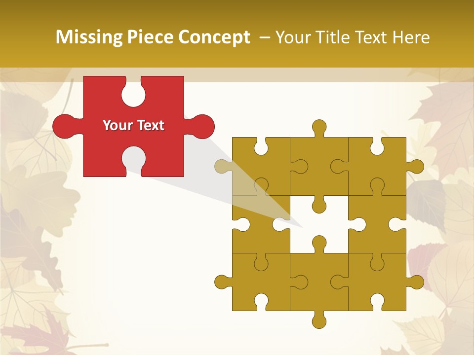 Withered Nature Art PowerPoint Template