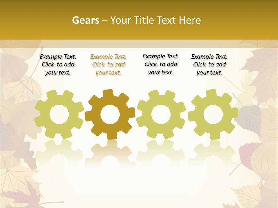 Withered Nature Art PowerPoint Template