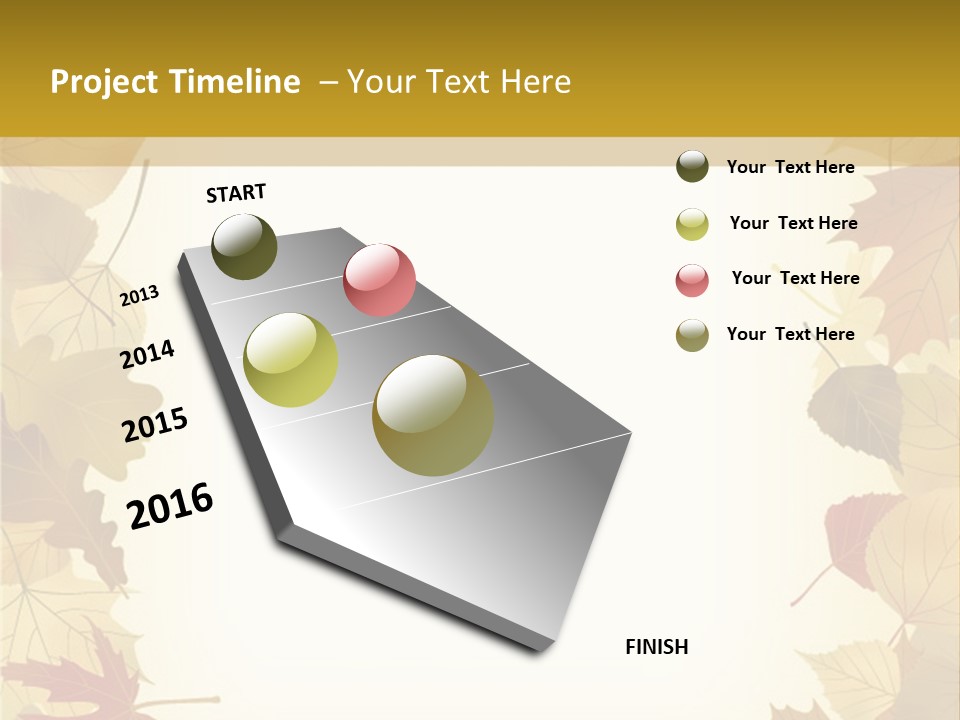 Withered Nature Art PowerPoint Template