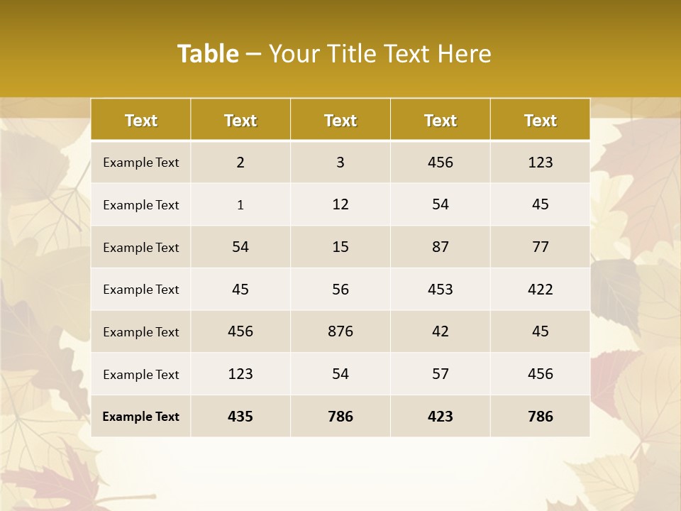 Withered Nature Art PowerPoint Template