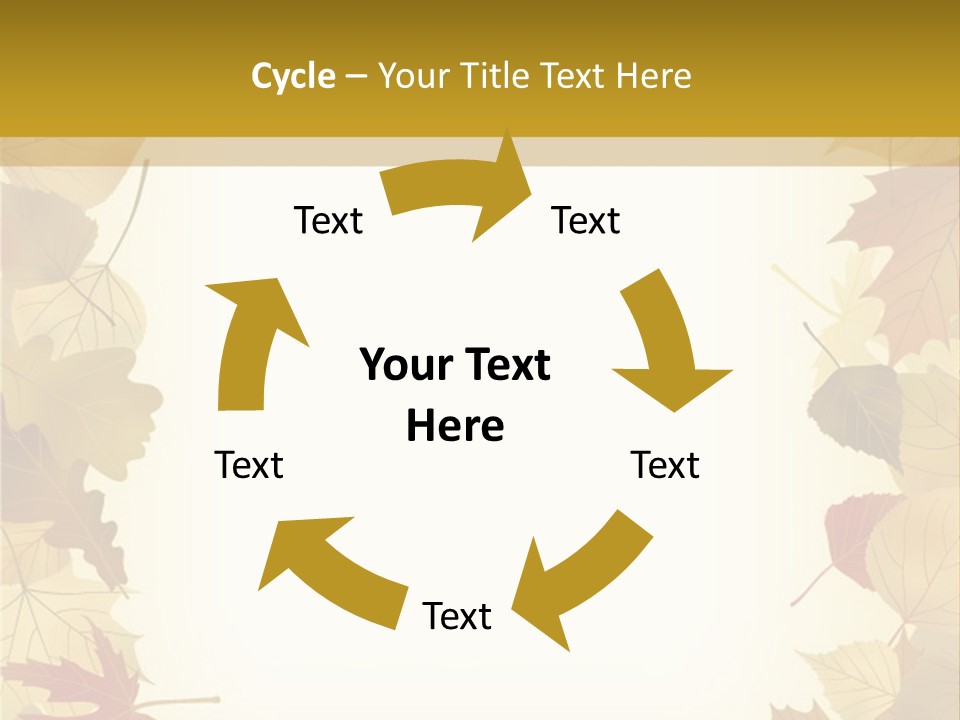 Withered Nature Art PowerPoint Template