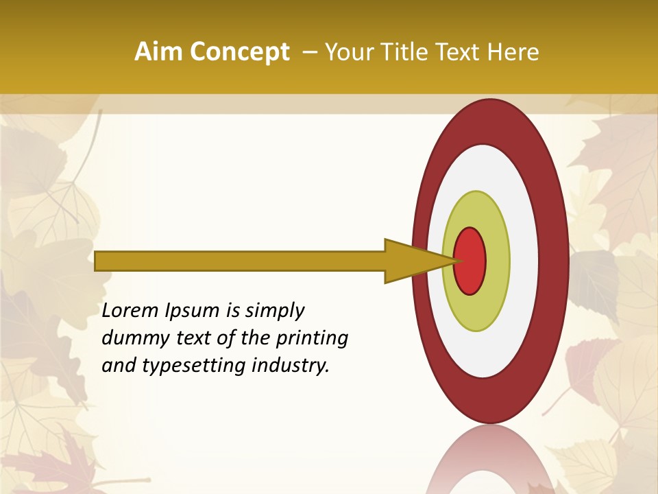 Withered Nature Art PowerPoint Template