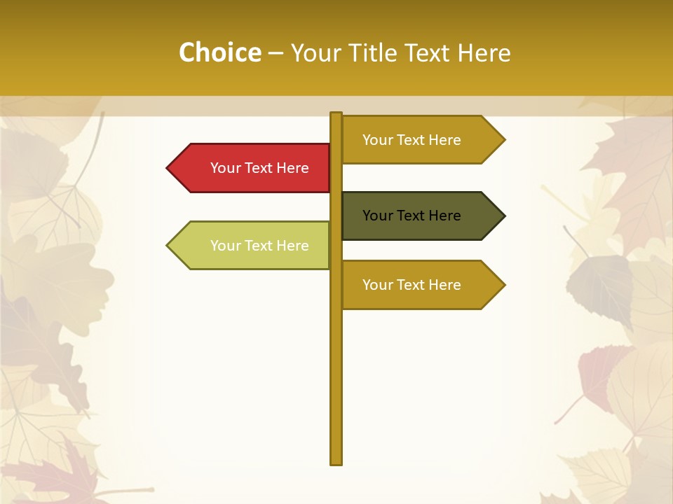 Withered Nature Art PowerPoint Template