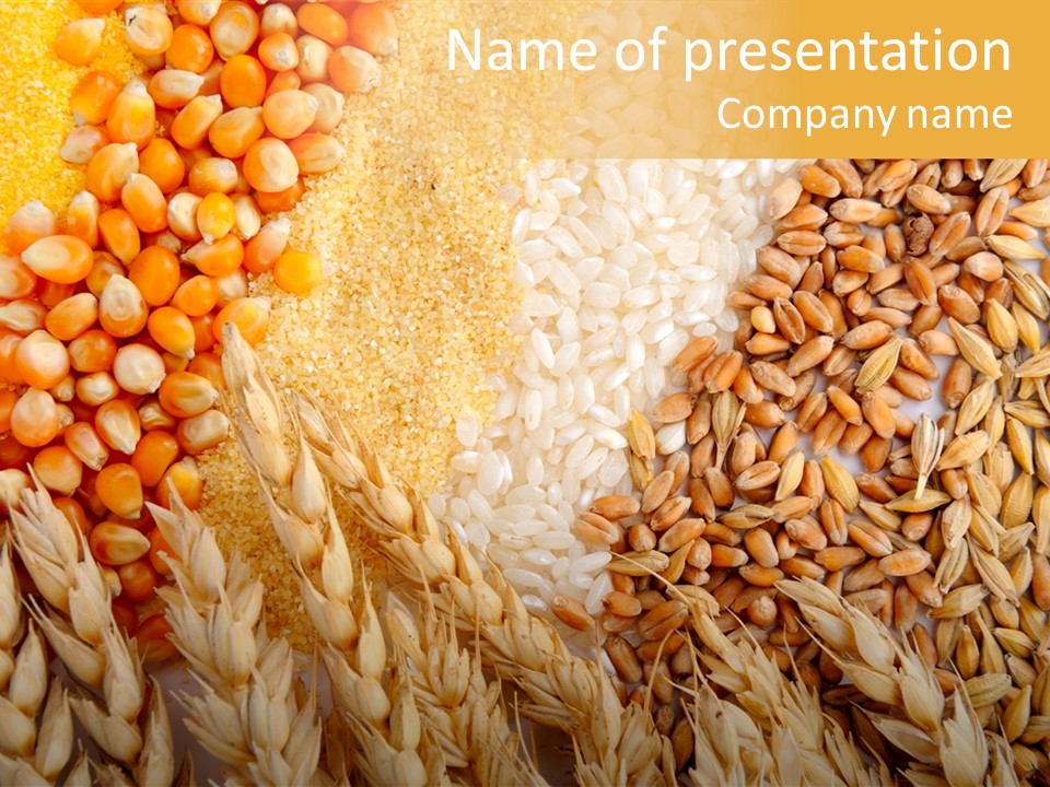 Background Mill Flour PowerPoint Template