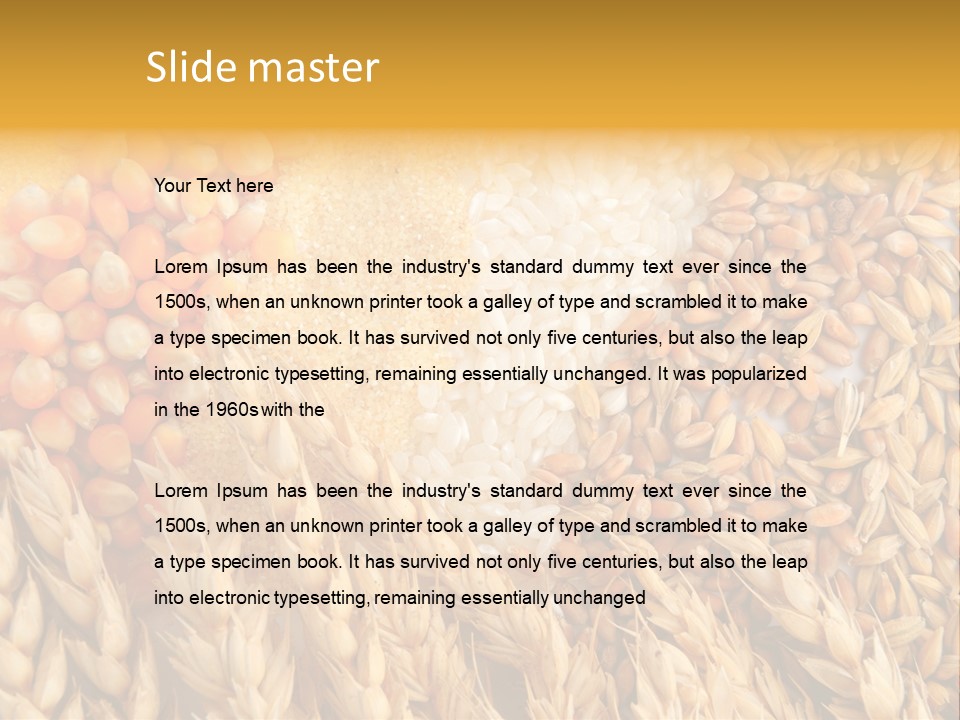 Background Mill Flour PowerPoint Template