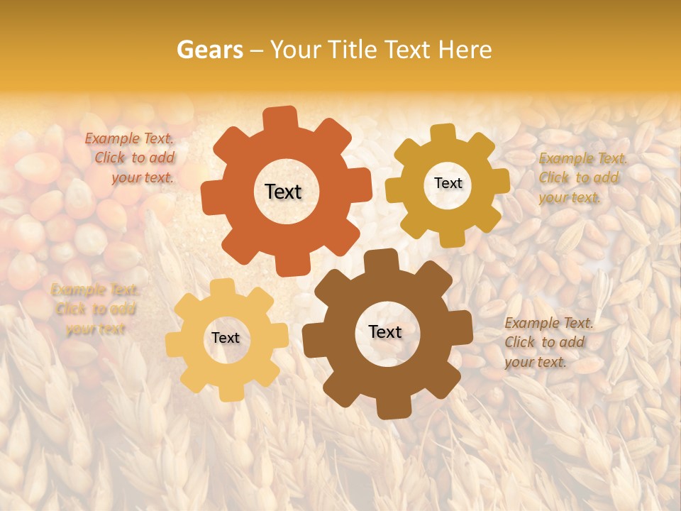 Background Mill Flour PowerPoint Template