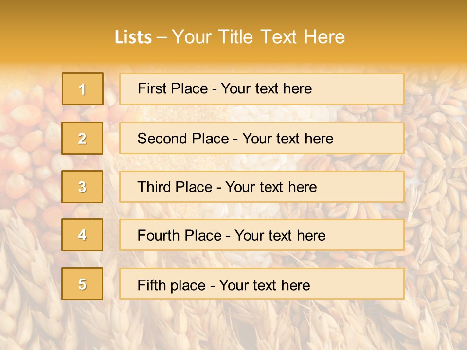 Background Mill Flour PowerPoint Template