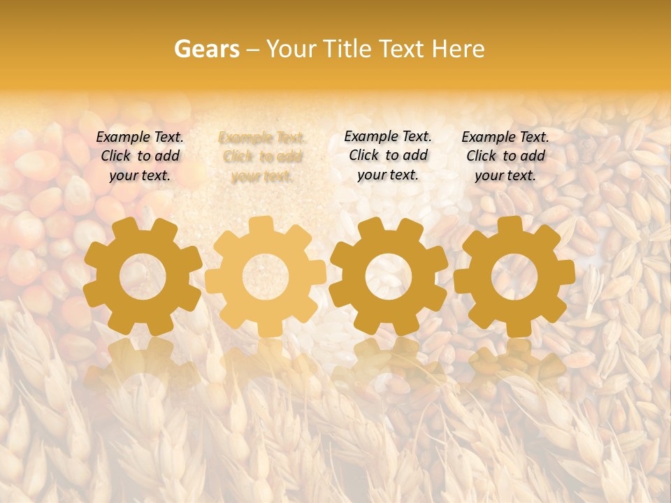 Background Mill Flour PowerPoint Template