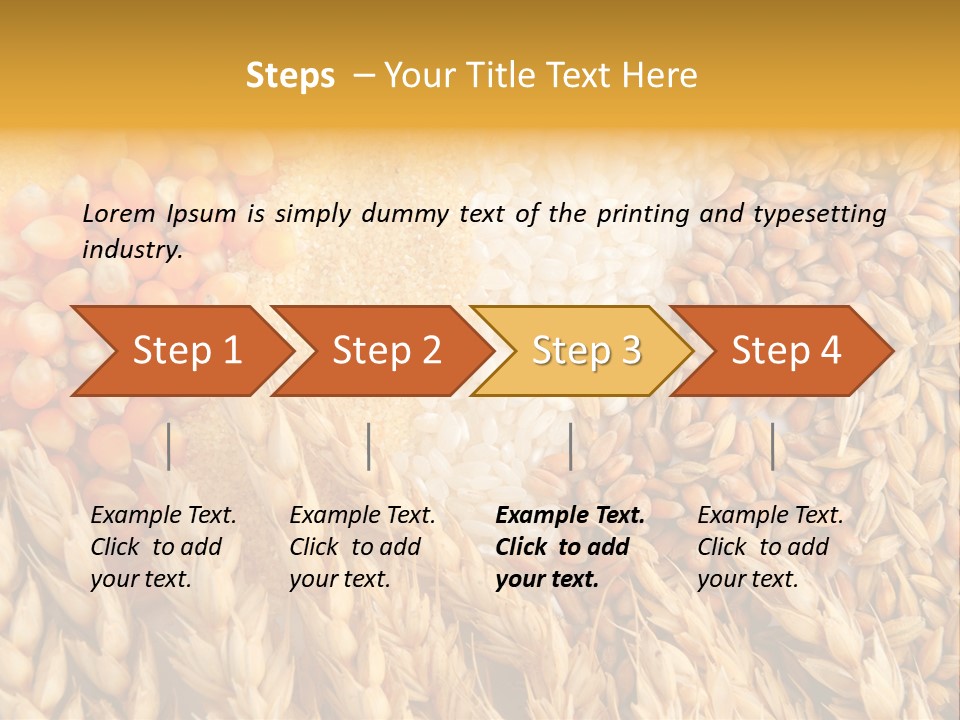 Background Mill Flour PowerPoint Template