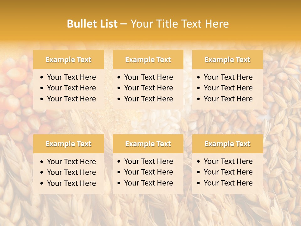 Background Mill Flour PowerPoint Template