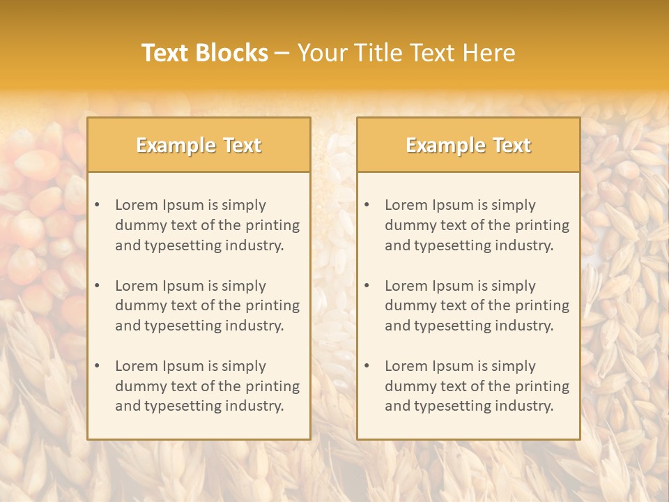 Background Mill Flour PowerPoint Template