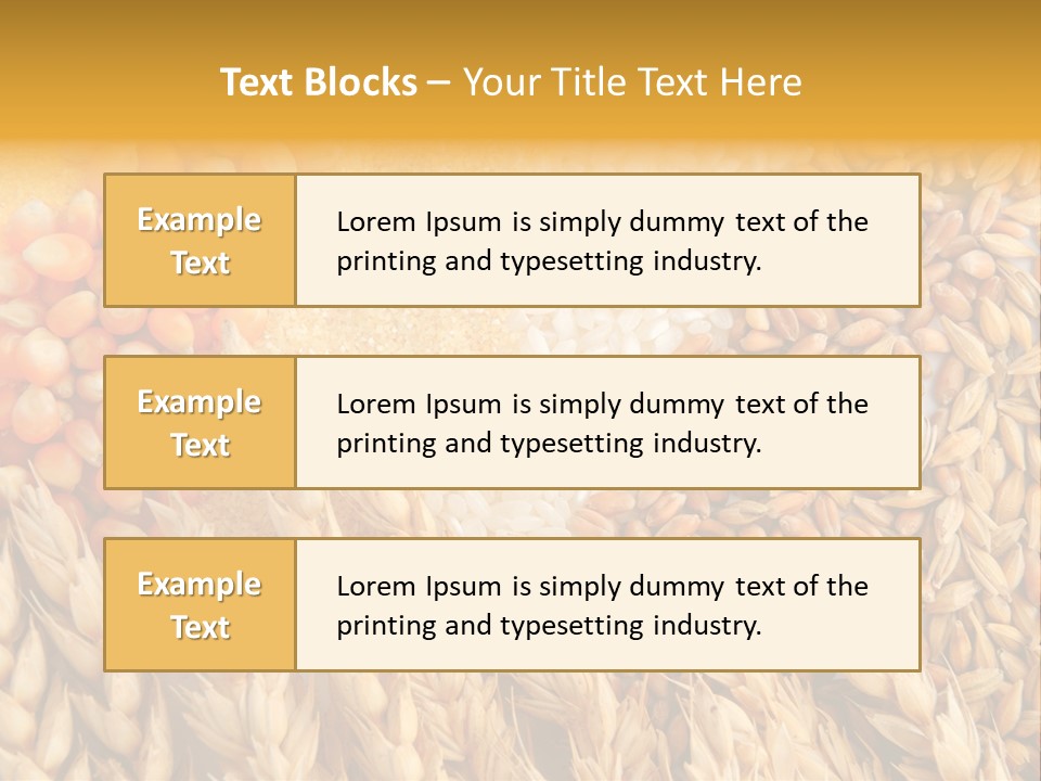 Background Mill Flour PowerPoint Template