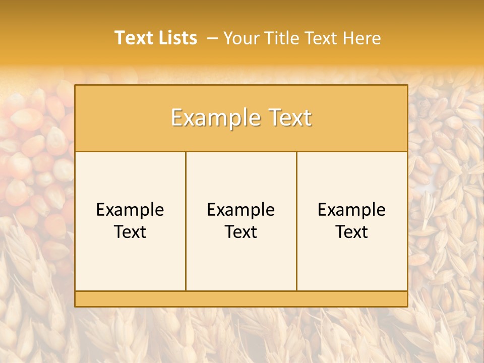 Background Mill Flour PowerPoint Template
