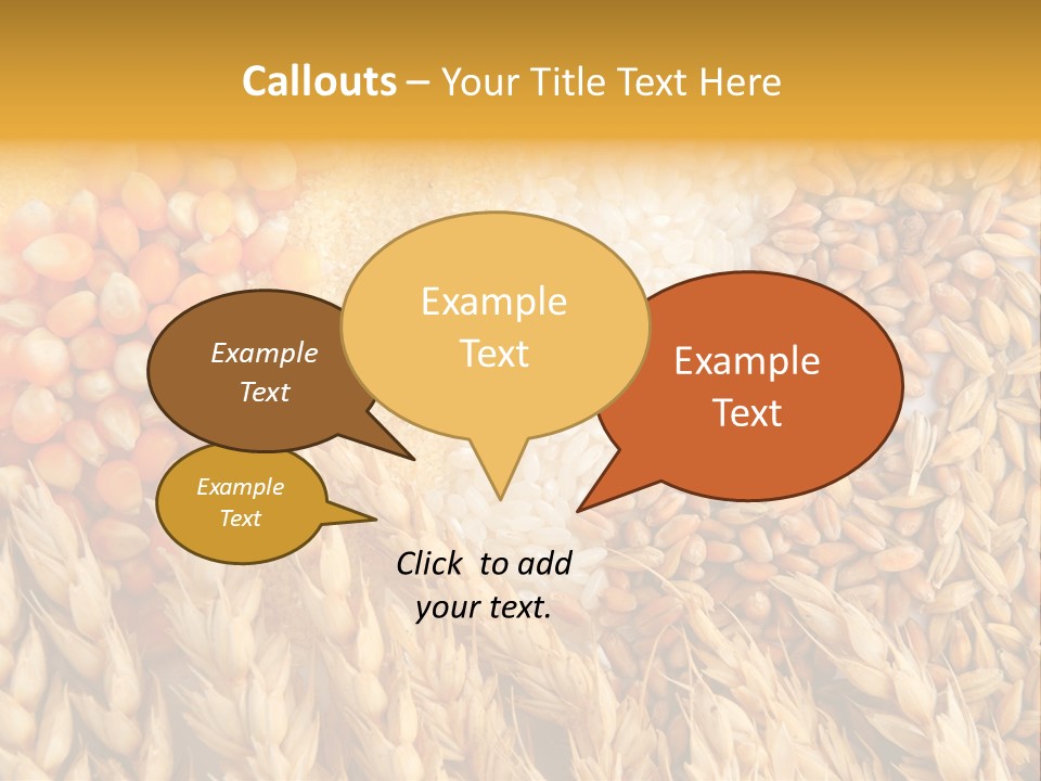 Background Mill Flour PowerPoint Template