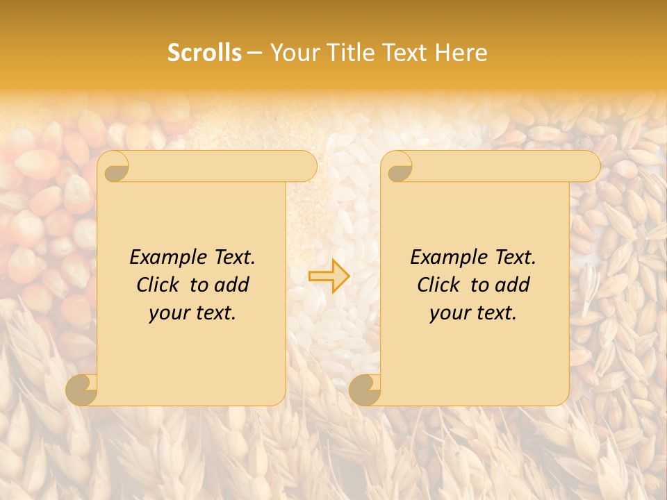 Background Mill Flour PowerPoint Template