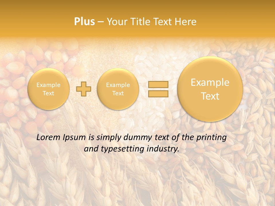 Background Mill Flour PowerPoint Template