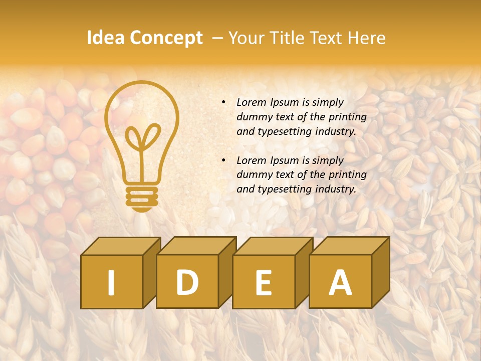 Background Mill Flour PowerPoint Template