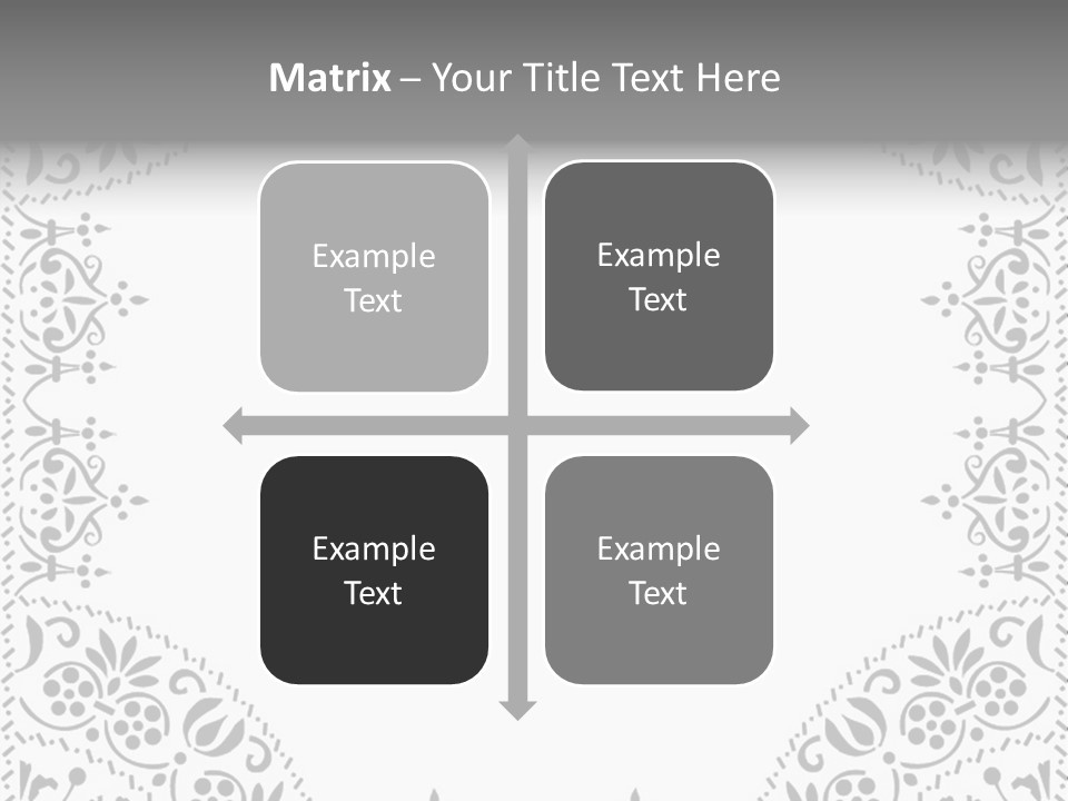 Vector Pen Image PowerPoint Template