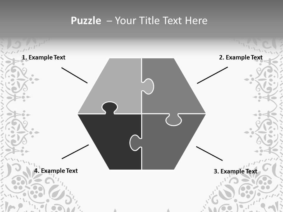 Vector Pen Image PowerPoint Template