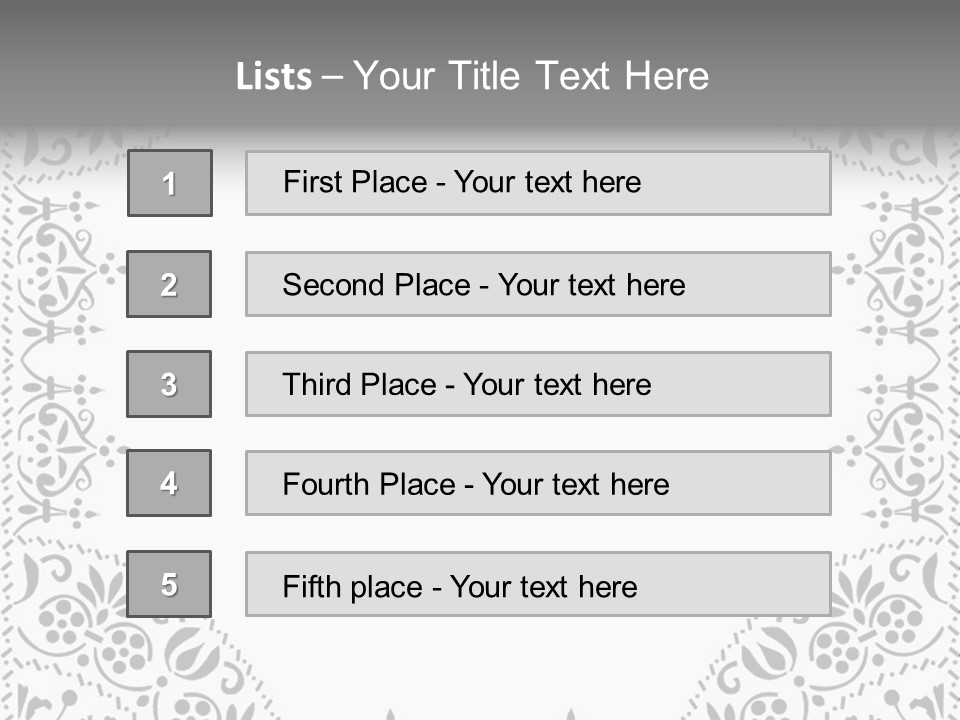 Vector Pen Image PowerPoint Template