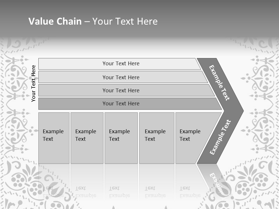 Vector Pen Image PowerPoint Template