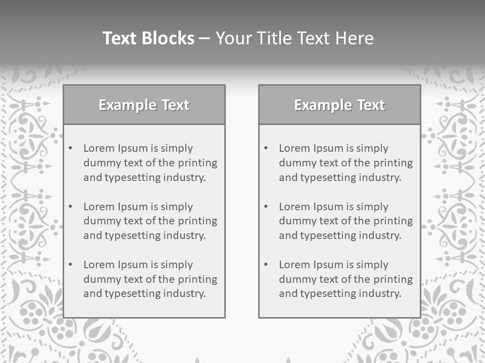 Vector Pen Image PowerPoint Template