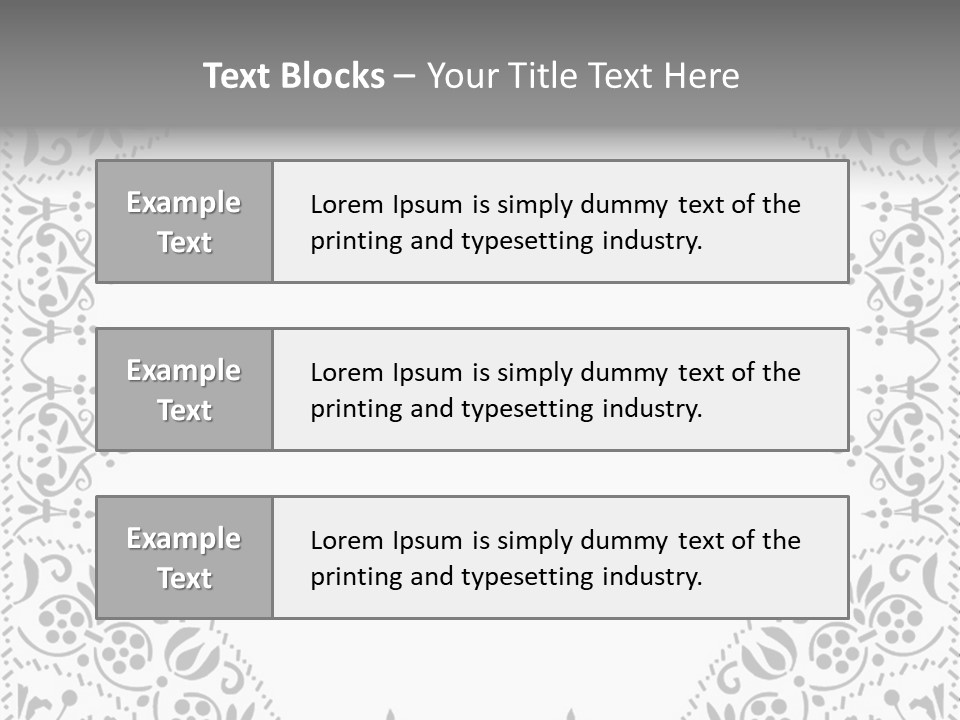 Vector Pen Image PowerPoint Template