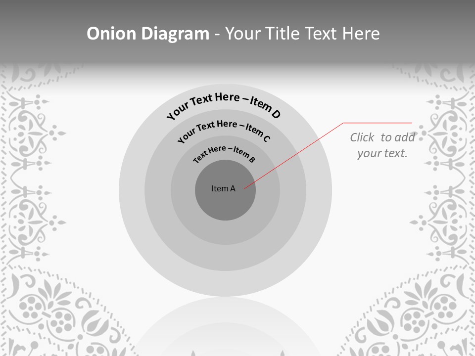 Vector Pen Image PowerPoint Template