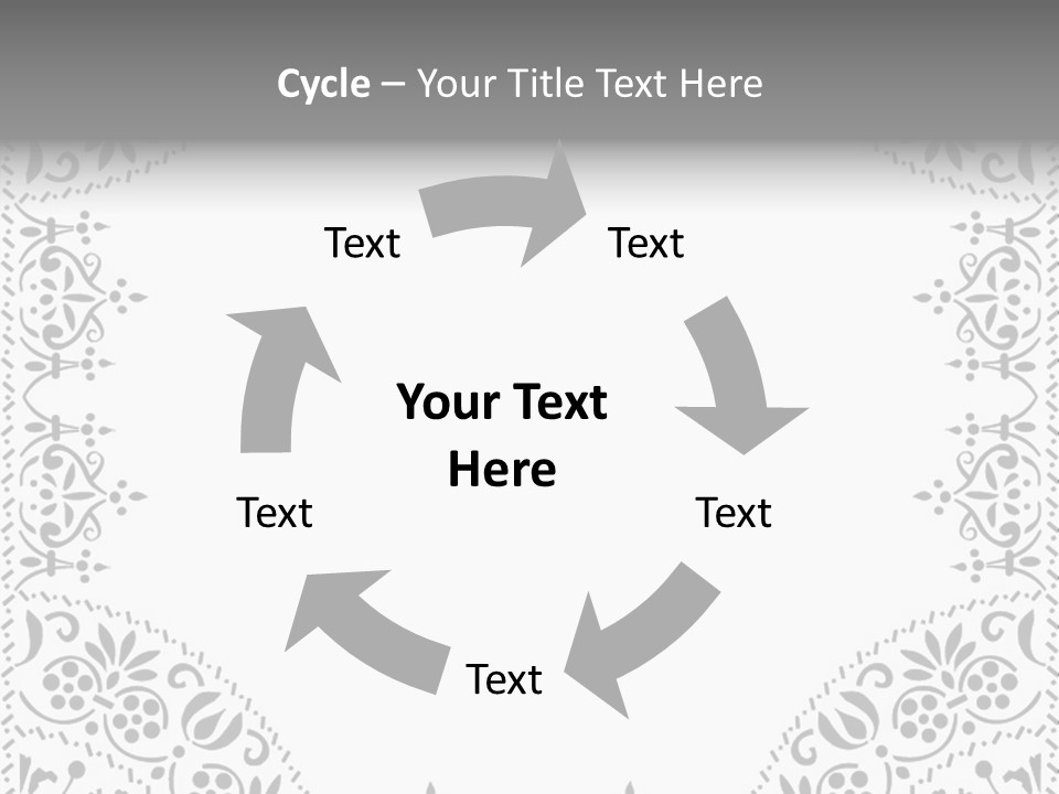 Vector Pen Image PowerPoint Template